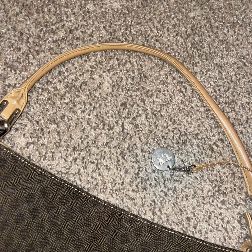 Elegant Tropea Italy Brown Patterned Shoulder Bag - Picture 4 of 11